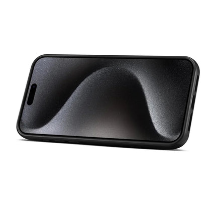 ESEBLE E3 For iPhone 16 Pro Max Magnetic Case with Detachable Card Holder Leather + TPU RFID Blocking Phone Cover