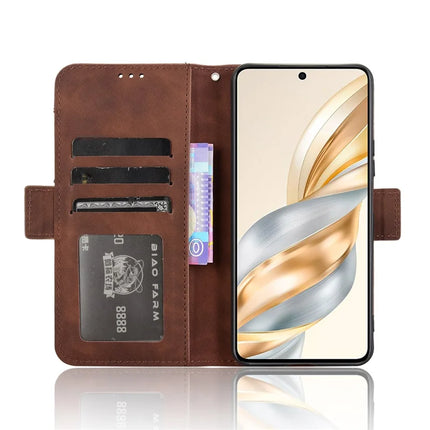 For Honor X9c Smart 5G / X60 5G Leather Case Phone Wallet Cover with Multiple Card Slots