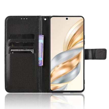 For Honor X60 5G / X9c Smart 5G Case PU Leather Diamond Texture Wallet Phone Cover