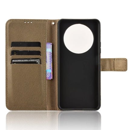 For Honor X60 5G / X9c Smart 5G Case PU Leather Diamond Texture Wallet Phone Cover