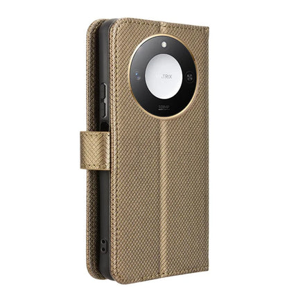 For Honor X60 5G / X9c Smart 5G Case PU Leather Diamond Texture Wallet Phone Cover