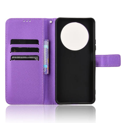 For Honor X60 5G / X9c Smart 5G Case PU Leather Diamond Texture Wallet Phone Cover