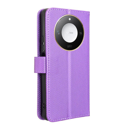 For Honor X60 5G / X9c Smart 5G Case PU Leather Diamond Texture Wallet Phone Cover