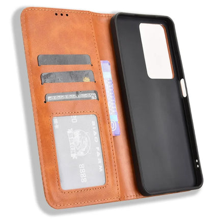 For Realme C75 Leather Case Wallet Stand Retro Texture Phone Cover