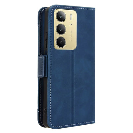For Realme C75 Leather Case Phone Wallet Cover with Multiple Card Slots