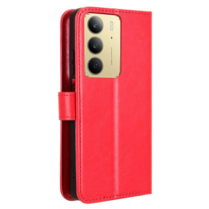 For Realme C75 Case Crazy Horse Texture PU Leather Phone Wallet Cover
