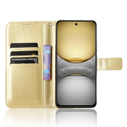 For Realme C75 Case Crazy Horse Texture PU Leather Phone Wallet Cover