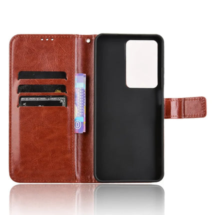 For Realme C75 Case Crazy Horse Texture PU Leather Phone Wallet Cover