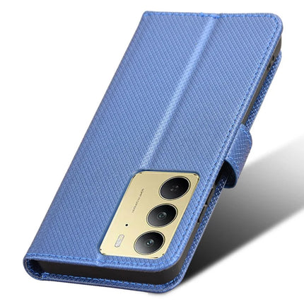 For Realme C75 Case PU Leather Diamond Texture Wallet Phone Cover