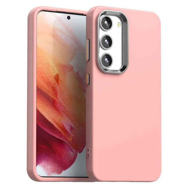 For Samsung Galaxy S23 Case TPU + TPE Anti Drop Protection Phone Cover - Pink