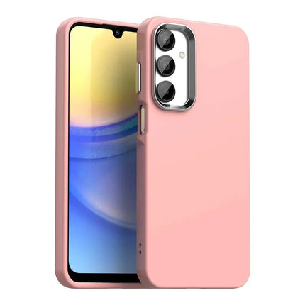 For Samsung Galaxy A15 5G / A15 4G Case TPU + TPE Anti Drop Protection Phone Cover - Pink