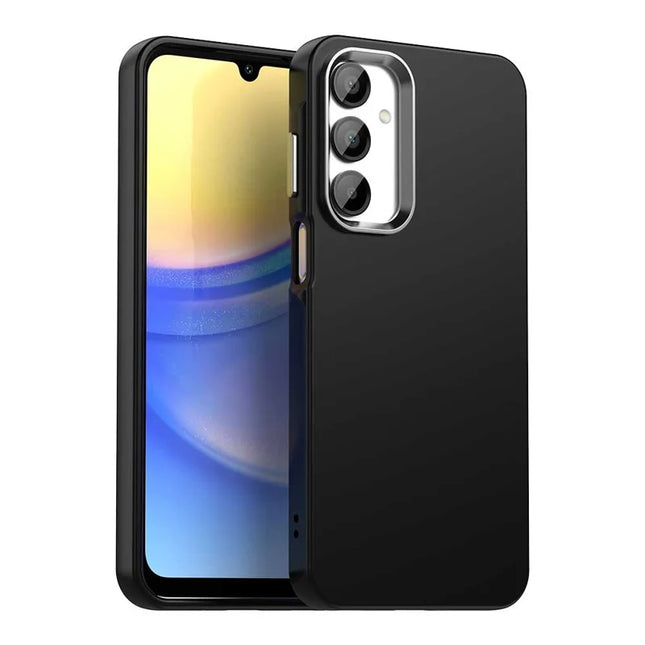 For Samsung Galaxy A15 5G / A15 4G Case TPU + TPE Anti Drop Protection Phone Cover - Black