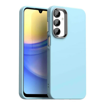 For Samsung Galaxy A15 5G / A15 4G Case TPU + TPE Anti Drop Protection Phone Cover - Blue
