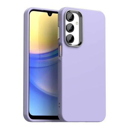 For Samsung Galaxy A15 5G / A15 4G Case TPU + TPE Anti Drop Protection Phone Cover - Purple