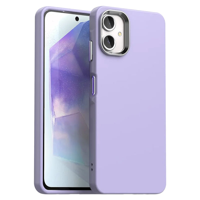 For Samsung Galaxy A06 Case TPU + TPE Anti Drop Protection Phone Cover - Purple