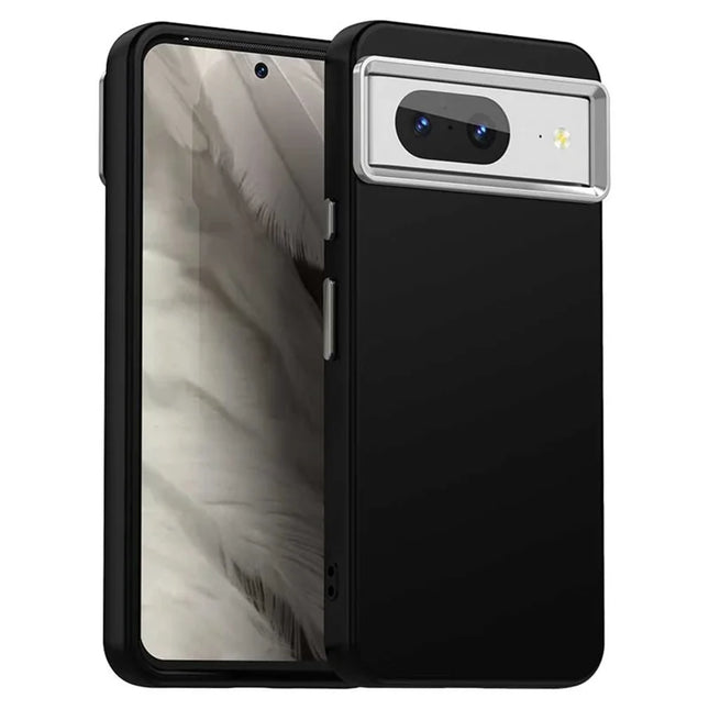 For Google Pixel 8 Case TPU + TPE Anti Drop Protection Phone Cover - Black