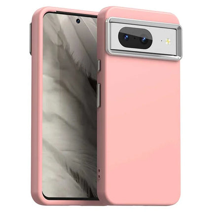 For Google Pixel 8 Case TPU + TPE Anti Drop Protection Phone Cover - Pink