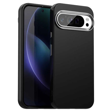 For Google Pixel 9 Pro XL Case TPU + TPE Anti Drop Protection Phone Cover - Black