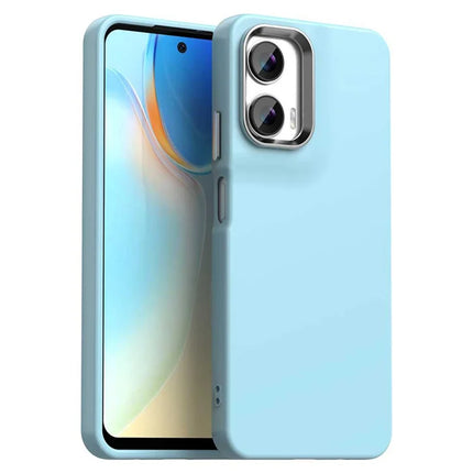 For Motorola Moto G35 5G Case TPU + TPE Anti Drop Protection Phone Cover - Blue