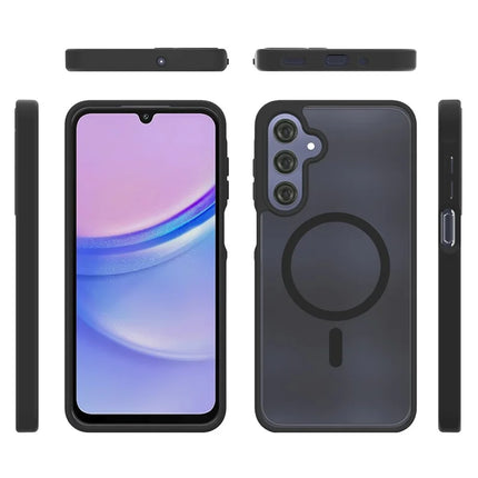 For Samsung Galaxy A16 5G / A16 4G Case Compatible with MagSafe TPU Frame Acrylic Back Phone Cover Skin Touch
