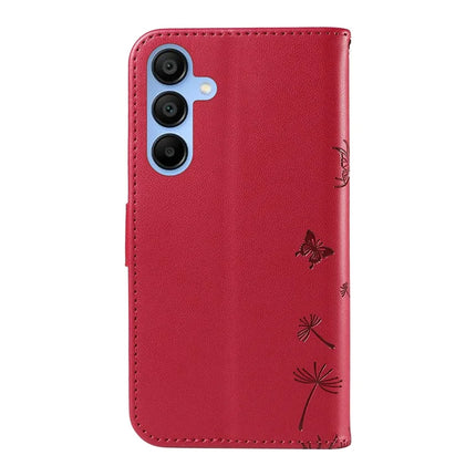 For Samsung Galaxy A15 5G Leather Case Wallet Phone Cover Dandelion Imprint