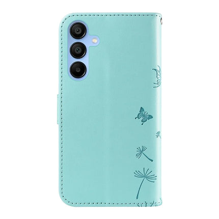 For Samsung Galaxy A15 5G Leather Case Wallet Phone Cover Dandelion Imprint
