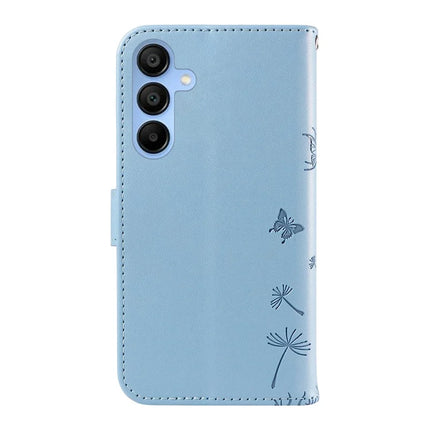 For Samsung Galaxy A15 5G Leather Case Wallet Phone Cover Dandelion Imprint