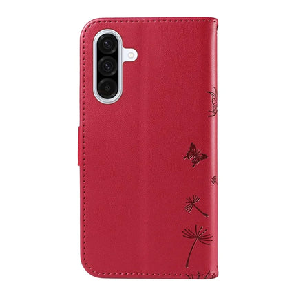 For Samsung Galaxy A36 5G Leather Case Wallet Phone Cover Dandelion Imprint