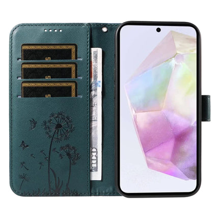 For Samsung Galaxy A36 5G Leather Case Wallet Phone Cover Dandelion Imprint