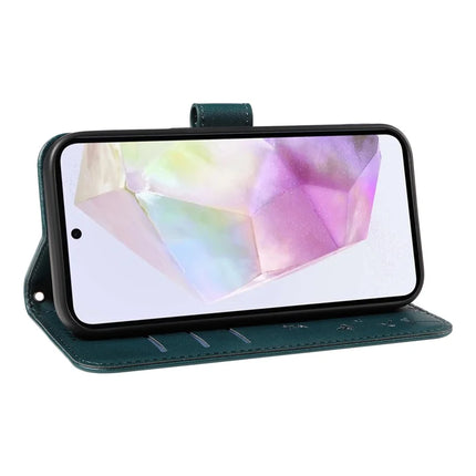 For Samsung Galaxy A36 5G Leather Case Wallet Phone Cover Dandelion Imprint