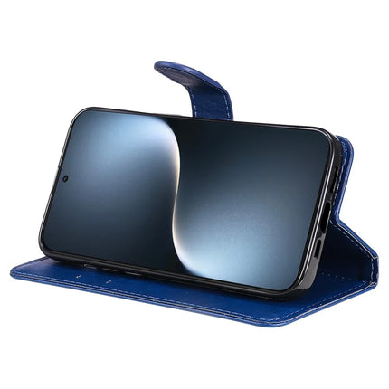 For Honor Magic7 5G Case Solid Color Leather Mobile Cover Wallet Stand with Strap