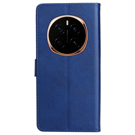 For Honor Magic7 5G Case Solid Color Leather Mobile Cover Wallet Stand with Strap