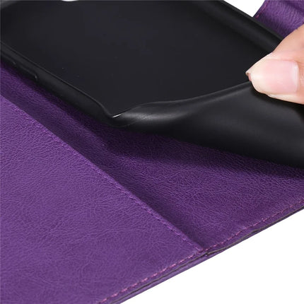 For Honor Magic7 5G Case Solid Color Leather Mobile Cover Wallet Stand with Strap