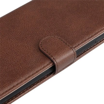 For Honor Magic7 5G Case Solid Color Leather Mobile Cover Wallet Stand with Strap