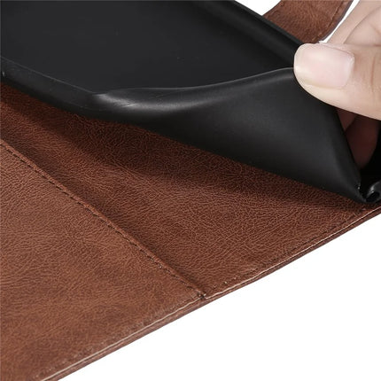For Honor Magic7 5G Case Solid Color Leather Mobile Cover Wallet Stand with Strap