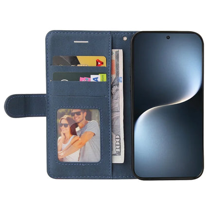 For Honor Magic7 5G Leather Case Wallet Stand Color Splicing Phone Cover