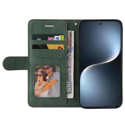 For Honor Magic7 5G Leather Case Wallet Stand Color Splicing Phone Cover