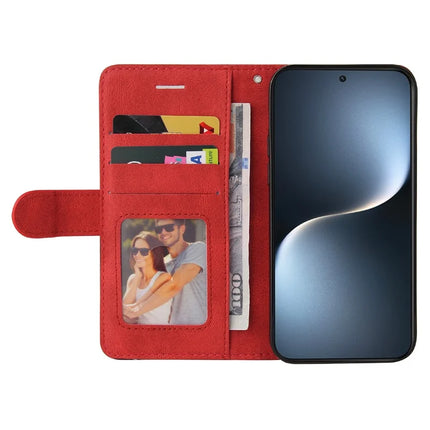 For Honor Magic7 5G Leather Case Wallet Stand Color Splicing Phone Cover