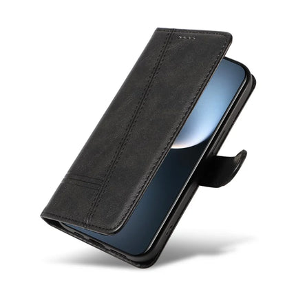 For Honor Magic7 5G Wallet Phone Case T-Shape Lines Leather Cover