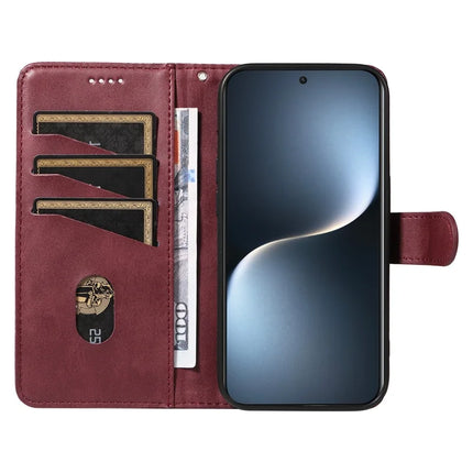 For Honor Magic7 5G Wallet Phone Case T-Shape Lines Leather Cover