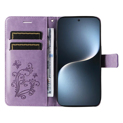 For Honor Magic7 5G Case Butterfly Leather Phone Cover