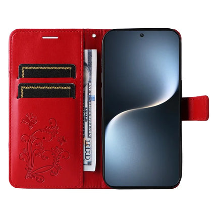 For Honor Magic7 5G Case Butterfly Leather Phone Cover