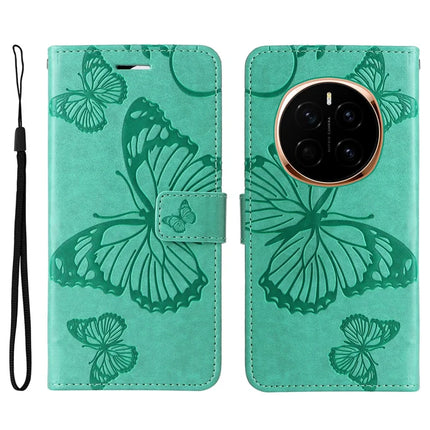 For Honor Magic7 5G Case Butterfly Leather Phone Cover - Green
