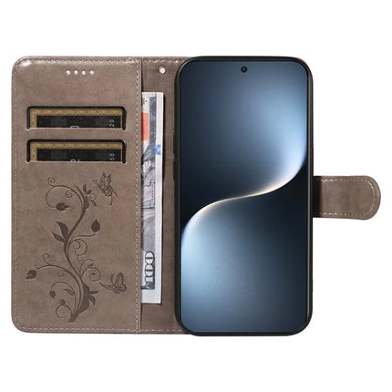For Honor Magic7 5G Case Flower Pattern PU Leather Wallet Phone Cover