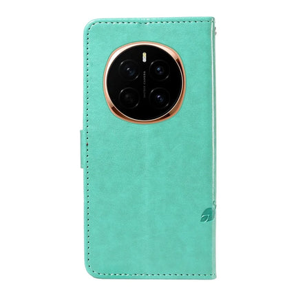 For Honor Magic7 5G Case Flower Pattern PU Leather Wallet Phone Cover