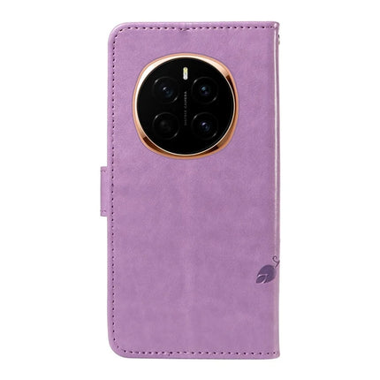 For Honor Magic7 5G Case Flower Pattern PU Leather Wallet Phone Cover