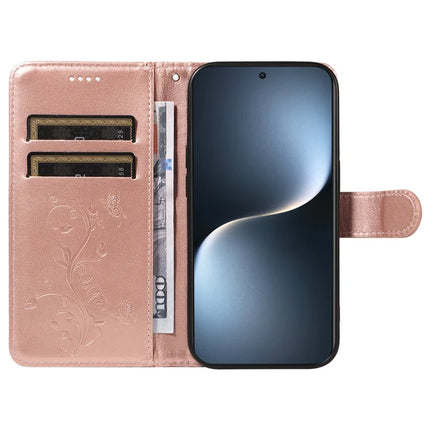 For Honor Magic7 5G Case Flower Pattern PU Leather Wallet Phone Cover