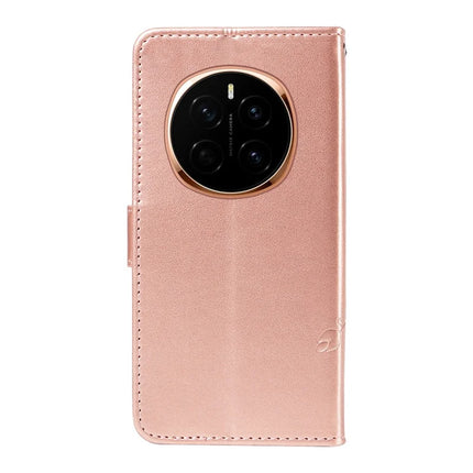 For Honor Magic7 5G Case Flower Pattern PU Leather Wallet Phone Cover