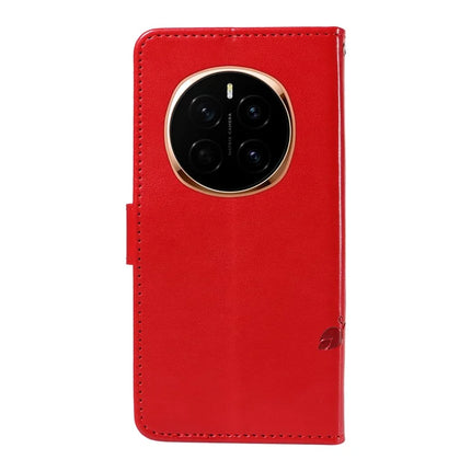 For Honor Magic7 5G Case Flower Pattern PU Leather Wallet Phone Cover