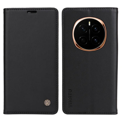 YIKATU YK-001 For Honor Magic7 5G Wallet Case Card Slot Stand Leather Phone Cover - Black